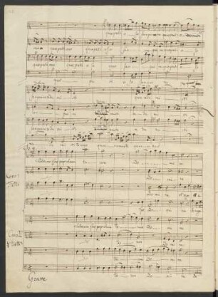 No. 9: Salvum fac (1. Fsg.) [Anfang]