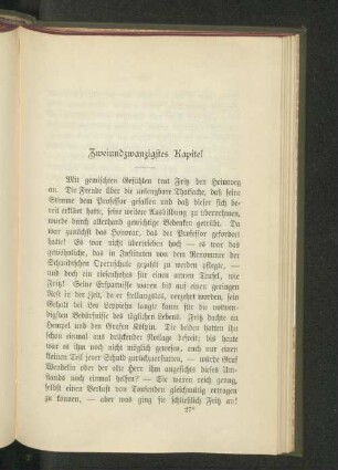 Zweiundzwanzigstes Kapitel