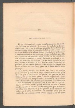 XII - Viaje alrededor del mundo