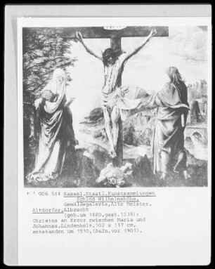 Christus am Kreuz zwischen Maria und Johannes