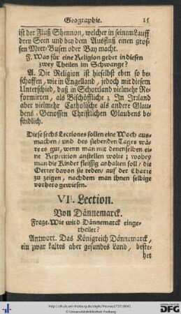VII. Von Dännemarck; Norwegen.