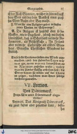 VII. Von Dännemarck; Norwegen.