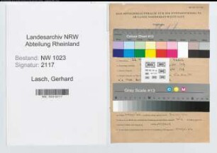 Entnazifizierung Gerhard Lasch , geb. 22.11.1908 (Polizeiinspektor)