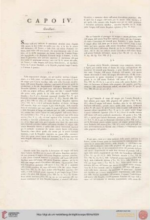 Capo IV: Corollari