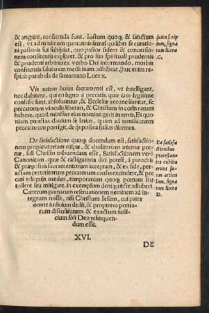 XVI. De Sacramento Matrimonii.