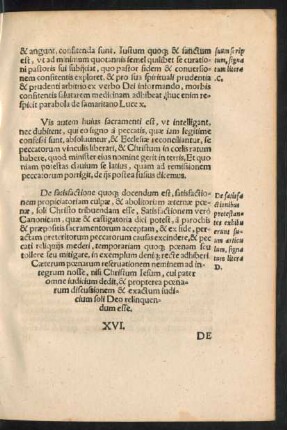 XVI. De Sacramento Matrimonii.
