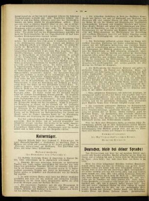 Deutscher, bleib bei deiner Sprache!
