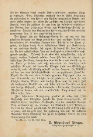 Kindheit und Jugendzeit der ... Luise