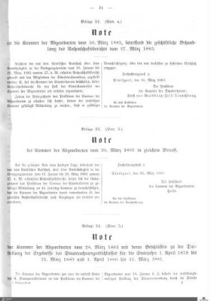 Beilagen zu Protokoll, 5. Sitzung