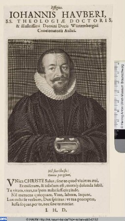 Johann Hauber im Alter von 45 Jahren
