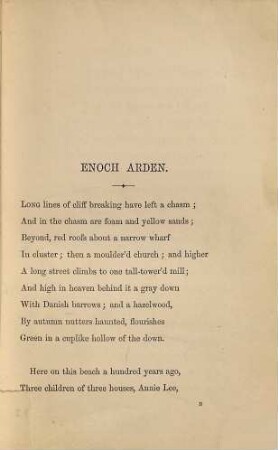 Enoch Arden, etc.