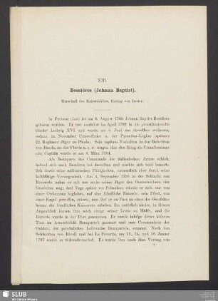 XIII. Bessières (Johann Baptist), Marschall des Kaiserreiches, Herzog von Istrien