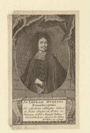 Johann Conrad Durrius aus Nürnberg;. geb. 26.11.1625; gest. 04.07.1677