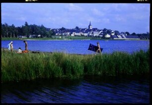 Weißenstadt: Egersee mit Ort
