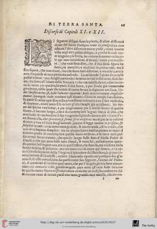 Discorso de’Capitoli XI e XII