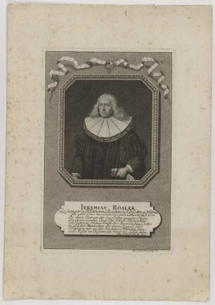 Bildnis des Ieremias Rösler