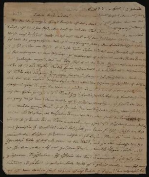 Brief von Luise Marie Anna Nicolovius an Clara von Clermont