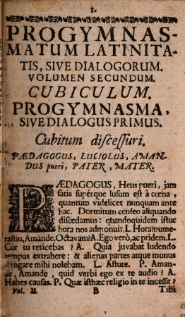 Jacobi Pontani De Societate Jesu Progymnasmatum Latinitatis, Sive Dialogorum, 2