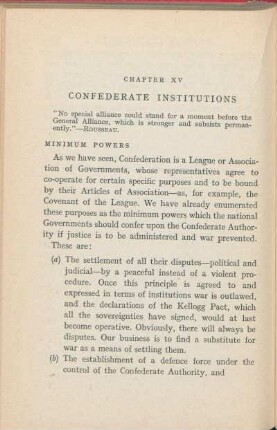 Chapter XV. Confederate Institutions
