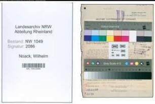 Entnazifizierung Wilhelm Noack , geb. 23.05.1912 (Polizeibeamter)