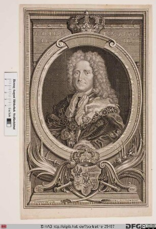 Bildnis Friedrich III. (I.), Kurfürst von Brandenburg u. 1701 König in Preußen (reg. 1688-1713)