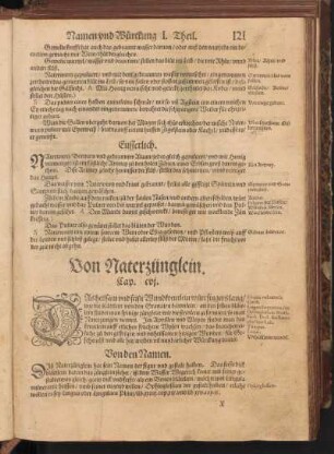Von Naterzünglein, Cap. CVI