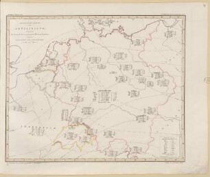 Botanische Karte von Deutschland : enthaltend die Statistik der vornehmsten Pflanzen-Familien so wie die Isotheren und Isochimenen
