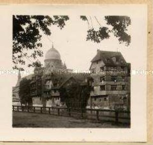 Partie an der Pegnitz in Nürnberg