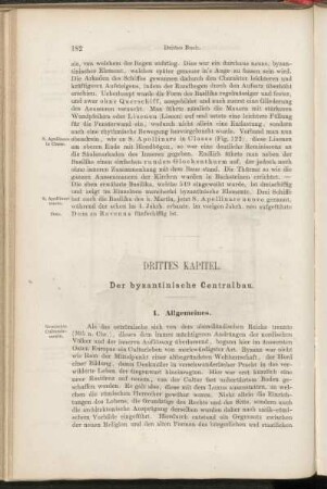 Drittes Kapitel. Der byzantinische Centralbau.