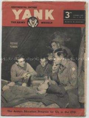 Wochenzeitschrift der US-Armee "Yank" u.a. mit einem Bildbericht über Manhattan