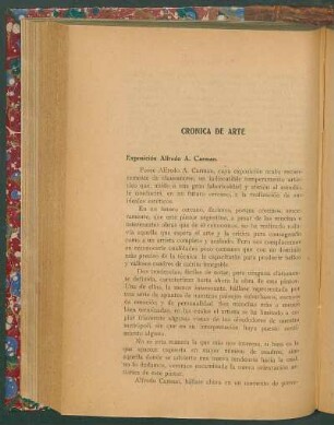 Crónica de arte