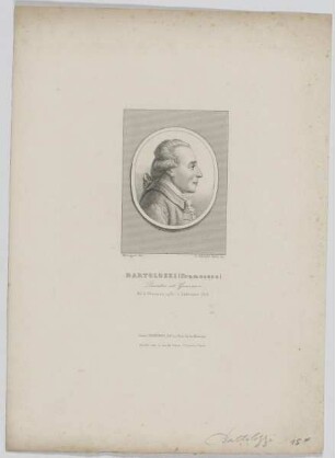 Bildnis des Francesco Bartolozzi