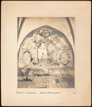 St. Gotthardkirche, Brandenburg/Havel: Wandgemälde Nordseite, aufgedeckt 1904