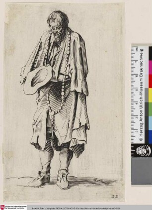 [Der Bettler mit dem Rosenkranz; Le Mendiant au rosaire]