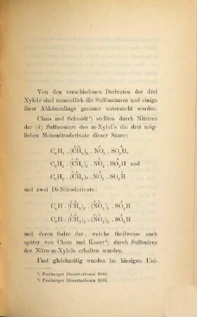 Ueber die Nitroderivate der o-Xylol-(4)-Sulfonsäure und über o-Xylol-Di-Sulfonsäure