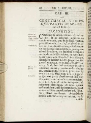 Cap. III. De Contumacia Utriusque Partis In Specie Actoris.