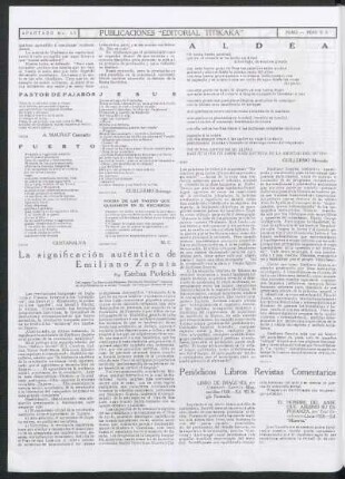 La significación auténtica de Emiliano Zapata