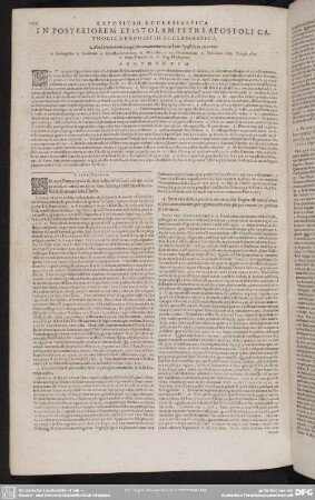 In Posteriorem Epistolam Petri Apostoli Catholica Expositio Ecclesiastica