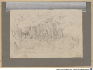 Nachlass von Anton Hallmann (1812 - 1845) - BSB Ana 355, A.II.k. Studien der dritten Italienreise - BSB Ana 355.A.II.k