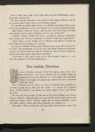 Das hässliche Pferdchen