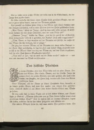 Das hässliche Pferdchen