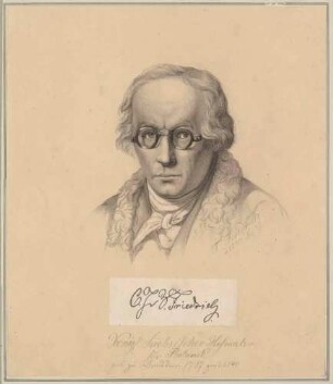 Bildnis Friedrich, Carl (1787-1840), Maler