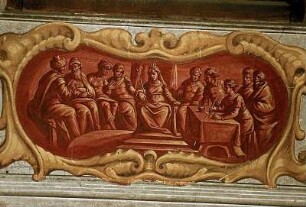 Semiramis im Kreis ihrer Berater