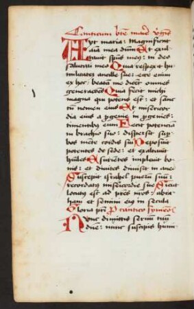 Canticum Mariae virginis