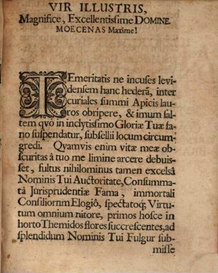 Dissertatio Iuridica De Modestia Advocati