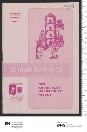 Programm 2. Semester 1994