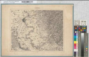 [Topographische Karte 1 : 80.000 von Rheinland und Westfalen-Generalstabskarte -]. Cöln. Nr. 2. LF 24°30' B 50°45'. grav. Ruzek 1847.