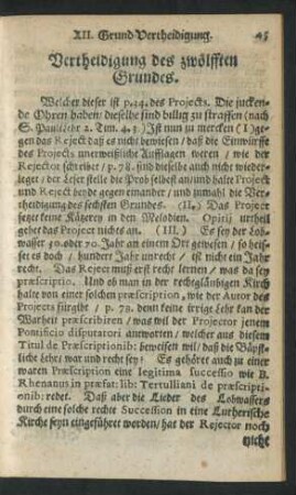 Vertheidigung des zwölfften Grundes.