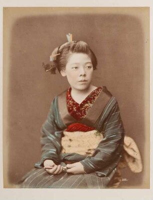 Porträt einer jungen Geisha