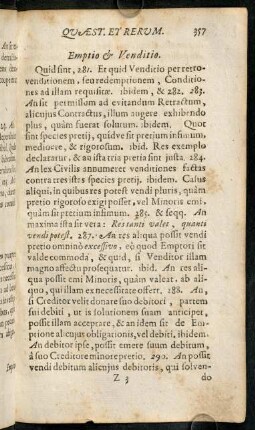 357-367, Emptio & Venditio. - Odium DEI, & proximi.